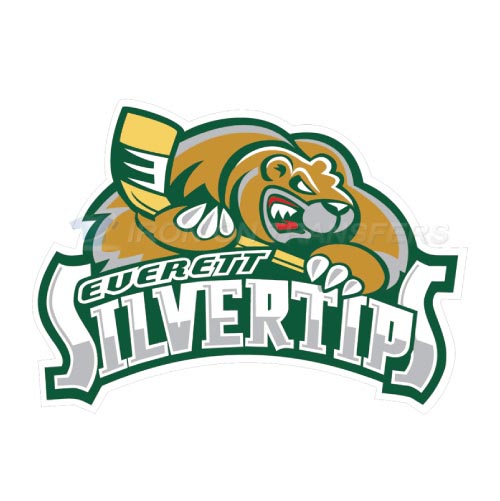 Everett Silvertips Iron-on Stickers (Heat Transfers)NO.7500
